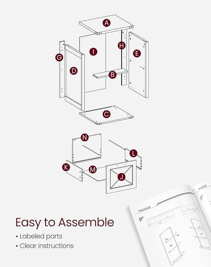 VASAGLE File Cabinet, Filing Cabinet - Image 4