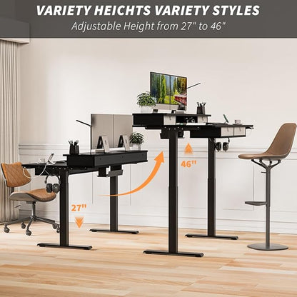 Kingant 48 x 30 Inch Electric Standing Desk - Image 4