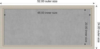 Amanti Art Silver Framed Magnetic Board 24x52 Oversize Vision Board - Image 3
