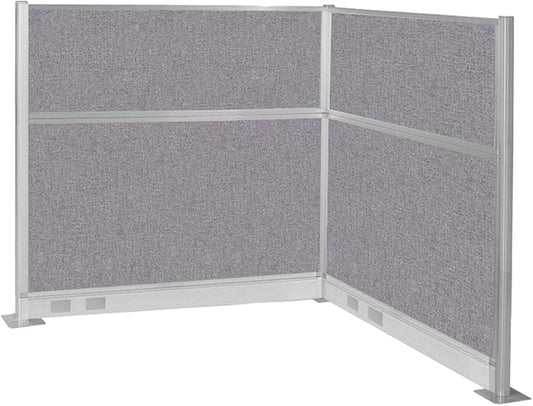Versare Pre-Configured Hush Panel Electric Cubicle | Workstation Divider Walls by VERSARE