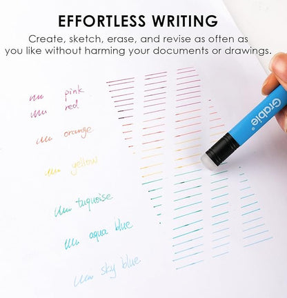 Grabie Erasable Gel Pens, 9 Colors Erasable Pens Multicolor, Make Mistakes - Image 5