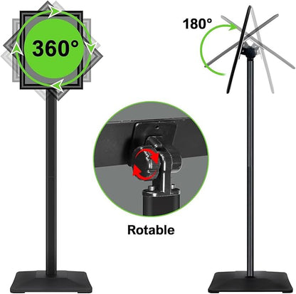 INNOVSIGN Heavy Duty Adjustable Pedestal Poster Sign Stand, 11x17 Aluminum Open - Image 4
