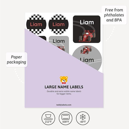 Large Name Labels for Kids - Image 3