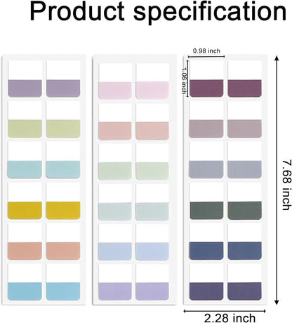 Potanro Sticky Book Tabs 360PCS Notebook Colorful Book Annotation Tabs Kit - Image 8