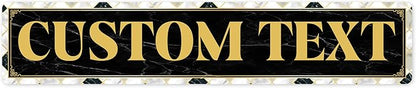 Custom Sign, Custom Street Sign, 11 Font Colors, 13 Font Styles, 4 Hole Options by MySignCenter