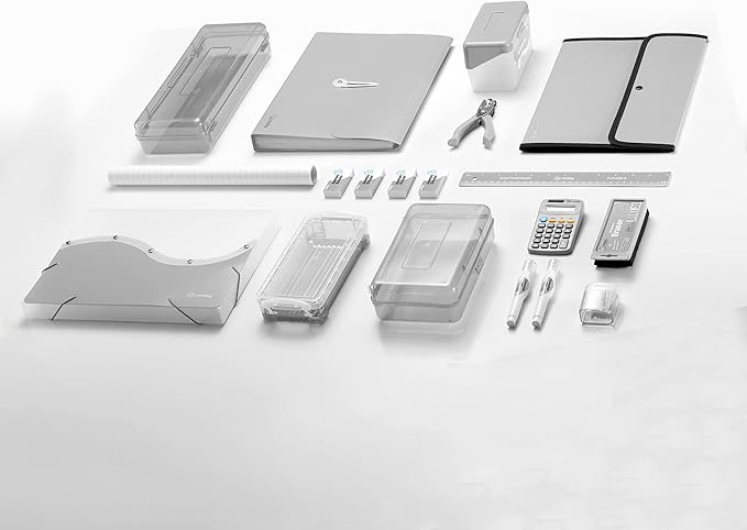 Accordion File Organizer Grey, 7 Pocket Expanding File and Cover Folder - Image 7