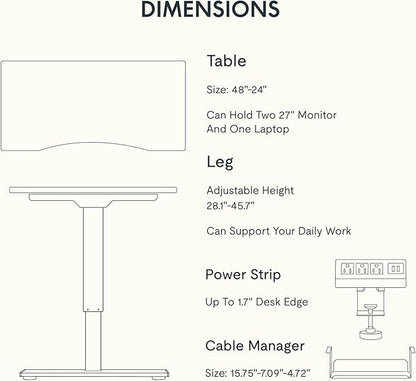 FLEXISPOT EN2 Whole-Piece Bamboo Standing Desk - Image 7