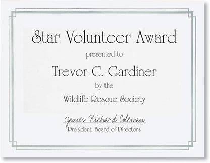 PaperDirect Silver Foil Elegance Border Specialty Certificates, 38lb White Paper - Image 3