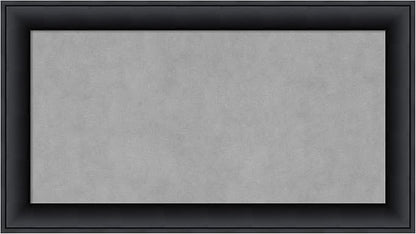 Amanti Art Black Framed Magnetic Board 15x27 Small Vision Board by AmantiArt