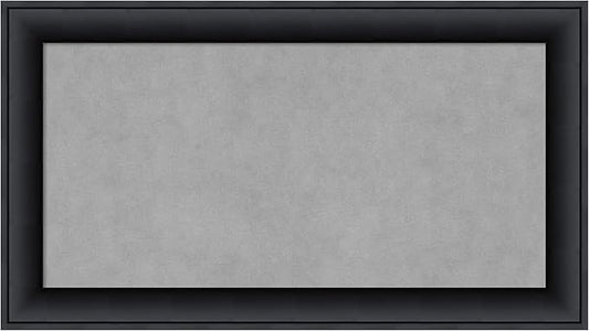 Amanti Art Black Framed Magnetic Board 15x27 Small Vision Board by AmantiArt
