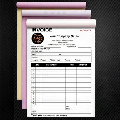 Custom Carbonless Sales Invoice Form Books - Image 2