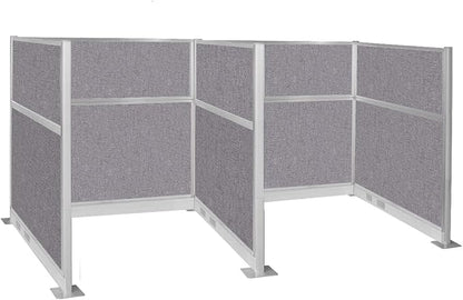 Versare Pre-Configured Hush Panel Electric Cubicle | Workstation Divider Walls by VERSARE
