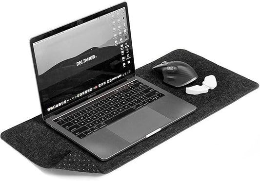 DELTAHUB - Minimalistic Felt Desk Protective Pad, Easy Glide, Long Lasting by DELTAHUB