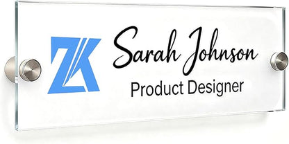 Personalized Office Wall Name Plate Sign Custom Door Name Plate Office Gifts by Unknown
