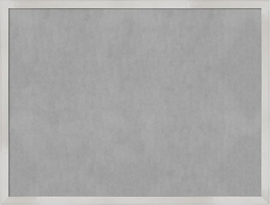 Amanti Art Silver Framed Magnetic Board 19x25 Medium Vision Board by AmantiArt