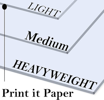 Print It - Vellum Bristol Colored Cardstock Cover Paper, 67 Lb, 8.5" X 11” - Image 2
