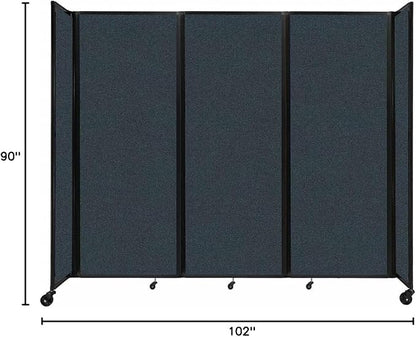 Versare Room Divider 360 Portable Wall Partition | Folding Panels | Large - Image 9