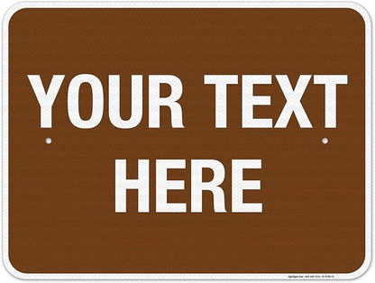Custom Sign, Personalized Metal Signs, Customize by SigoSigns
