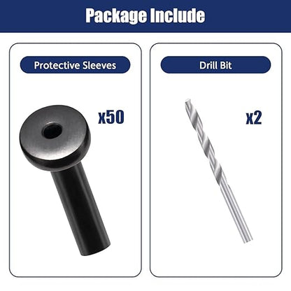 RiaYer 40 Pack 30 Degree Angle Protective Sleeves, T316 Marine Grade Cable - Image 4
