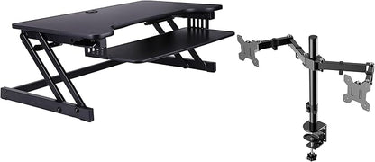 Rocelco 37.5" Deluxe Height Adjustable Standing Desk Converter by Rocelco