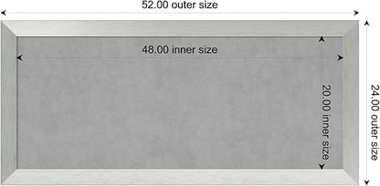 Amanti Art Silver Framed Magnetic Board 24x52 Oversize Vision Board - Image 3
