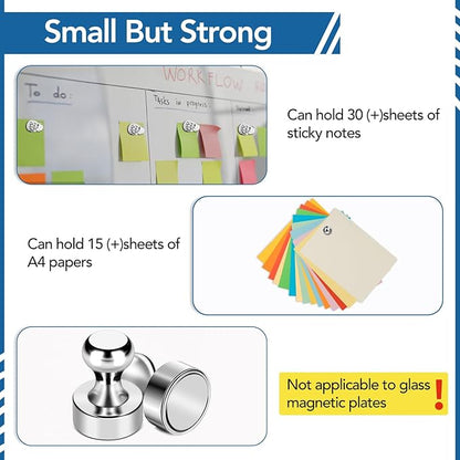 LOVIMAG Fridge Magnets 28Pcs Refrigerator Whiteboard Small Strong Magnet - Image 5