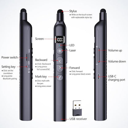 Norwii N21 Bluetooth Presentation Clicker - Image 10