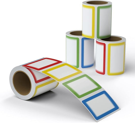 MFLABEL® Colorful Name Tag Labels by MFLABEL