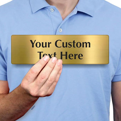 SmartSign Custom Brass Sign - Image 3