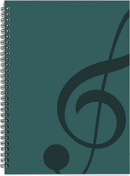 MAXCURY Blank Sheet Music Composition Manuscript Staff Paper Art Music Notebook by MAXCURY