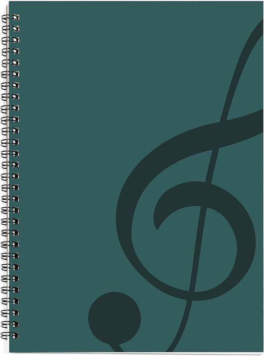 MAXCURY Blank Sheet Music Composition Manuscript Staff Paper Art Music Notebook by MAXCURY