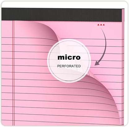 AILZFEI Pink Purple Small Legal Pad 5 x 8 College Ruled Color Legal Pads Paper - Image 5