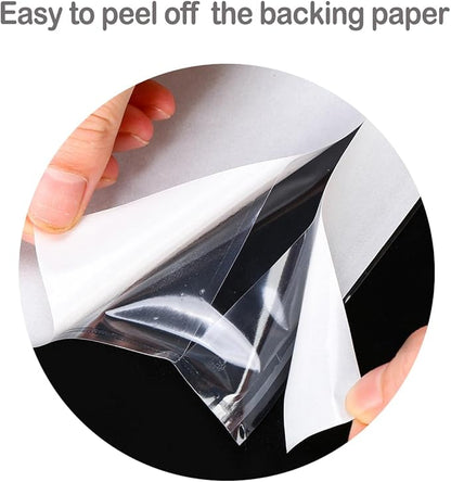 BEUYI Clear 9.5'' x 6.7'' Adhesive Shipping Label Pouches/Sleeves, Plastic - Image 5