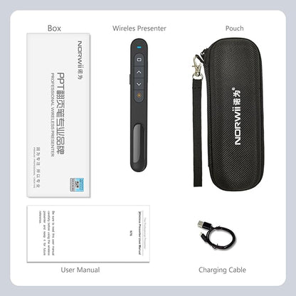 Norwii N76 Rechargeable Presentation clicker, Long Range Presentation Remote - Image 8
