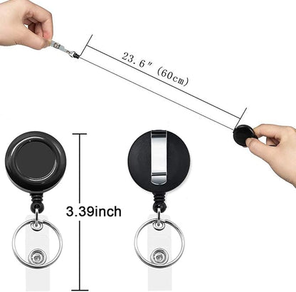 YOUOWO 5 Pack Black Lanyards - Image 5