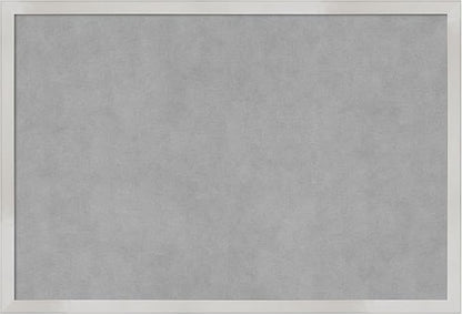 Amanti Art Silver Framed Magnetic Board 17x25 Medium Vision Board by AmantiArt