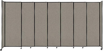 Versare Straightwall Sliding Portable Wall Partition | Freestanding Office by VERSARE