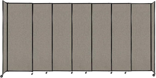 Versare Straightwall Sliding Portable Wall Partition | Freestanding Office by VERSARE