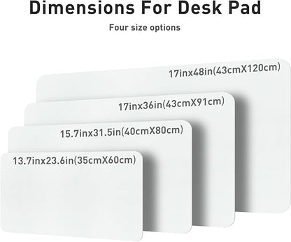 Aothia Leather Desk Pad Protector, Office Mat, Large Mouse Pad, Non-Slip PU - Image 4