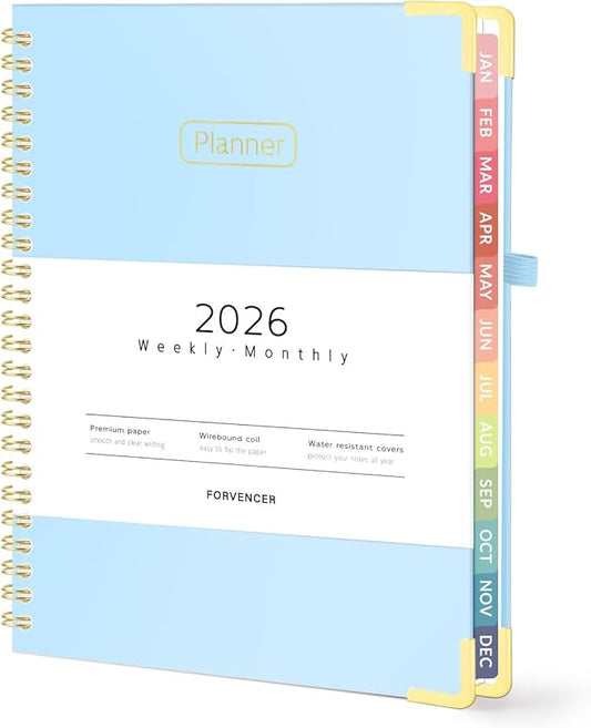 Forvencer 2026 Planner, Hardcover Calendar Planner Weekly and Monthly, Jan 2026 by Forvencer