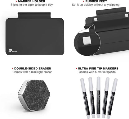 TOWON Small Glass Dry Erase Board, Desk White Board - Image 4