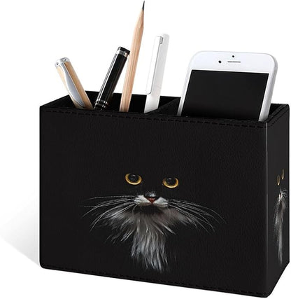 Famame 3D Cute Black Cat Pencil Holder - Image 2
