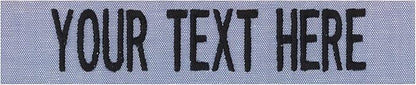 Custom Uniform Name Tapes Solid Colors. Made in The U.S.A. Ships Under 24 by NORTHERNSAFARI