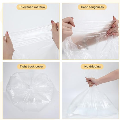 Dinifee 200 Pcs Shredder Bags 10 Gallon Size Clear Bag Fits Most 6 to 7 Gallon - Image 4