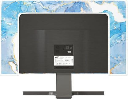 Baocicco Baby Blue Gold Marble Waterproof Screen TV Cover 70 Inch Modern - Image 5