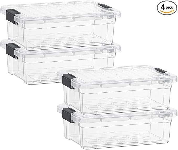 Superio Clear Storage Bins by Superio