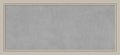 Amanti Art Silver Framed Magnetic Board 24x52 Oversize Vision Board by AmantiArt