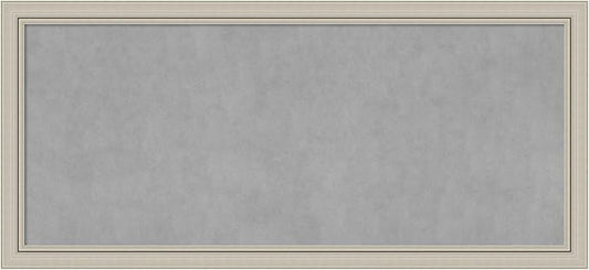 Amanti Art Silver Framed Magnetic Board 24x52 Oversize Vision Board by AmantiArt