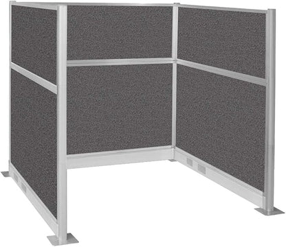 Versare Pre-Configured Hush Panel Electric Cubicle | Workstation Divider Walls by VERSARE