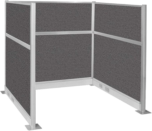 Versare Pre-Configured Hush Panel Electric Cubicle | Workstation Divider Walls by VERSARE